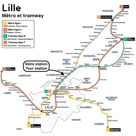 Renovated 1 Bedroom Apartment- Lille Διαμέρισμα *